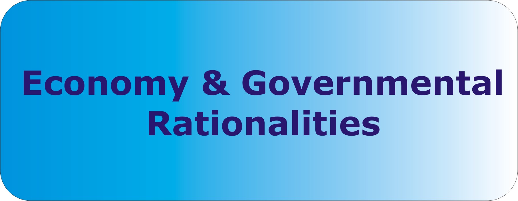 Economy and Governmental Rationalities
